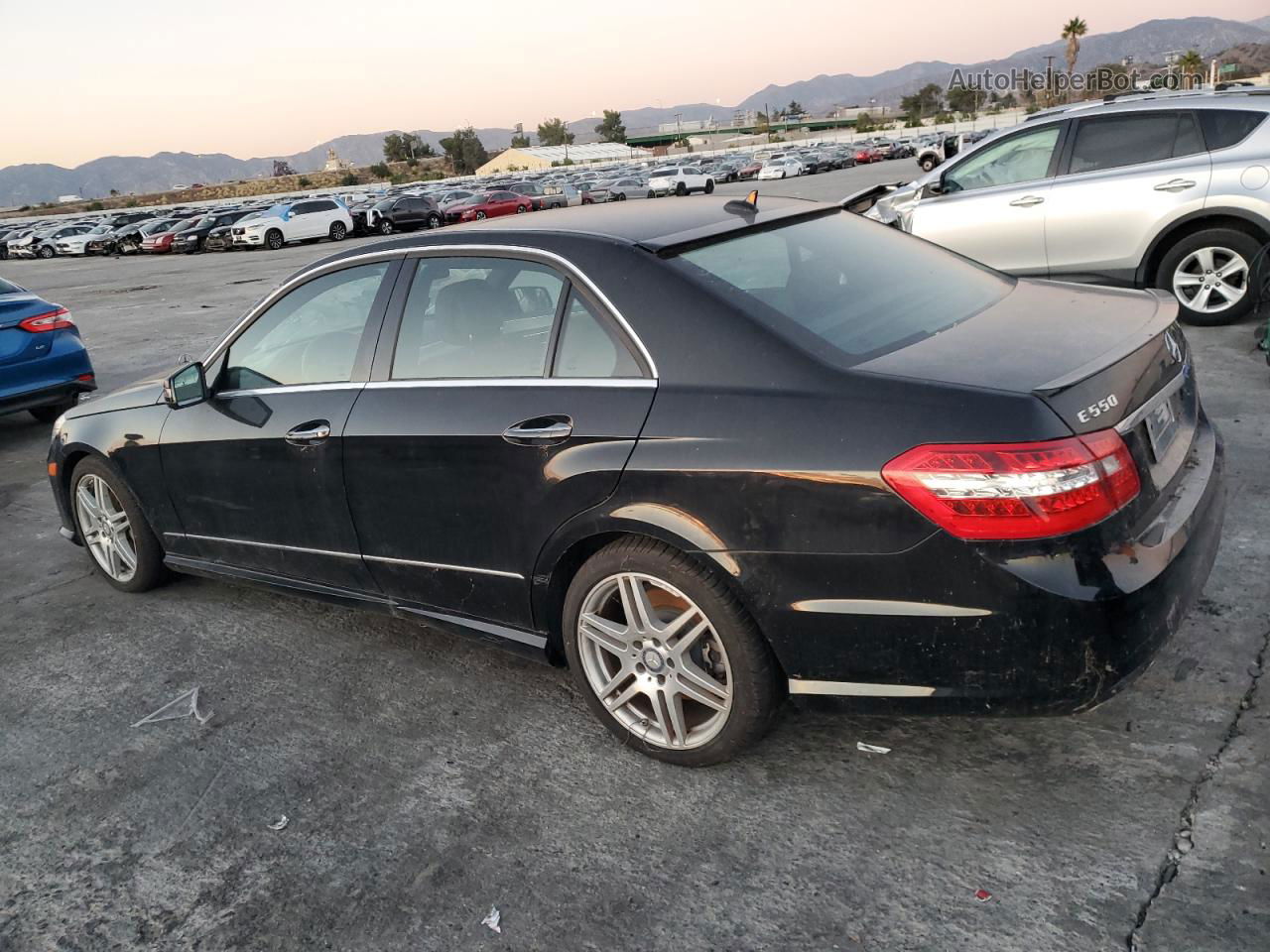 2010 Mercedes-benz E 550 Black vin: WDDHF7CB3AA196914