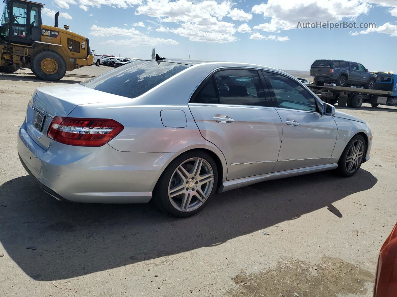 2010 Mercedes-benz E 550 Silver vin: WDDHF7CB5AA207749