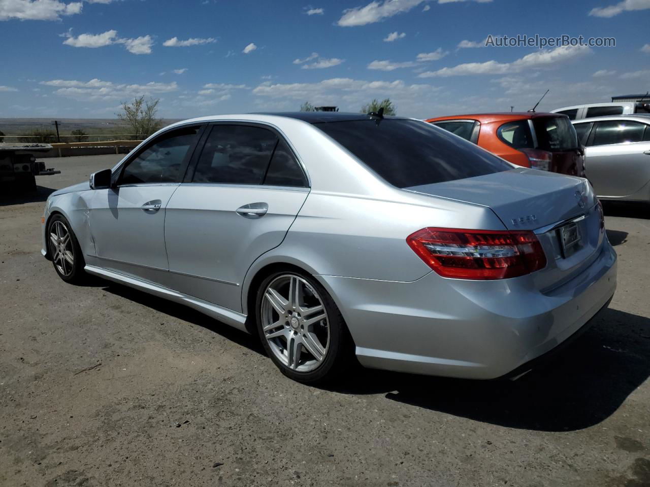 2010 Mercedes-benz E 550 Silver vin: WDDHF7CB5AA207749