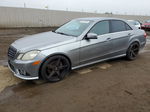 2010 Mercedes-benz E 550 Silver vin: WDDHF7CB5AA210800