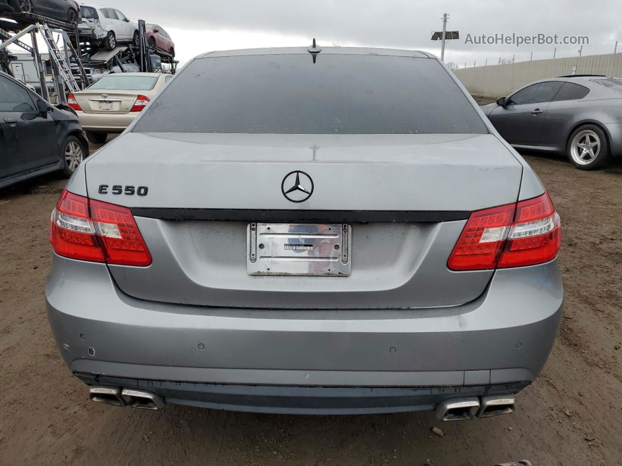 2010 Mercedes-benz E 550 Silver vin: WDDHF7CB5AA210800