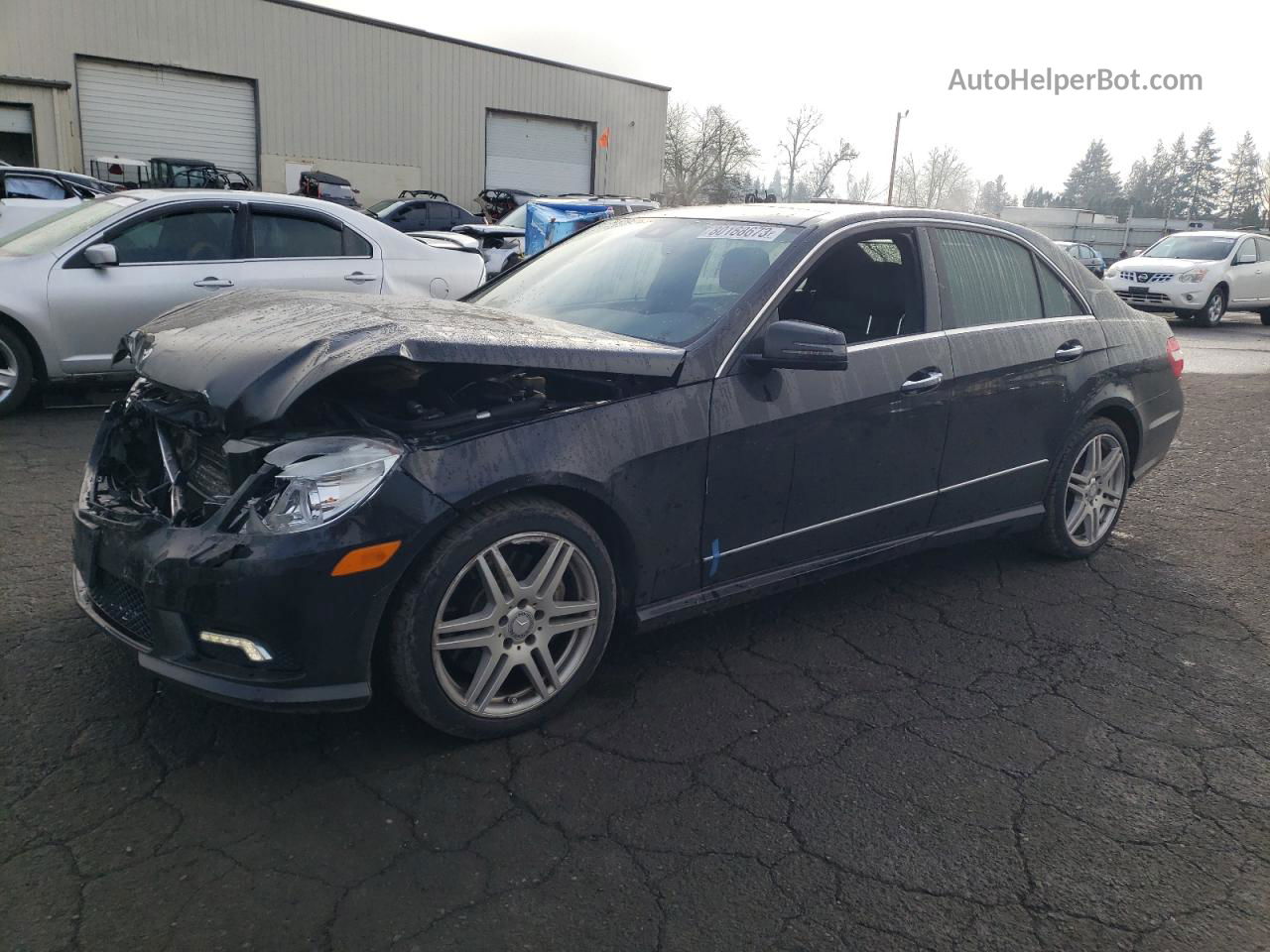 2010 Mercedes-benz E 550 Black vin: WDDHF7CB8AA208345