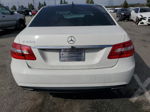 2010 Mercedes-benz E 550 White vin: WDDHF7CBXAA143501