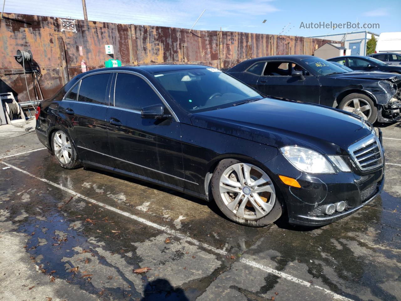 2010 Mercedes-benz E 550 Черный vin: WDDHF7CBXAA204913