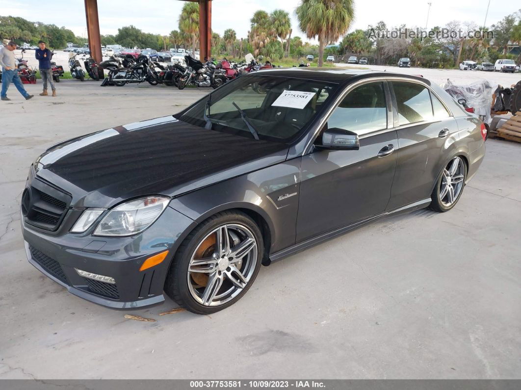 2010 Mercedes-benz E-class E 63 Amg Gray vin: WDDHF7HB4AA202048