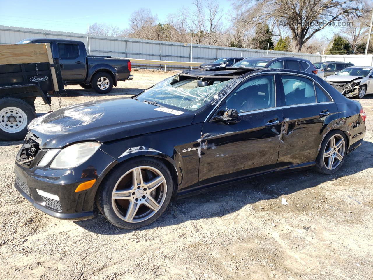 2010 Mercedes-benz E 63 Amg Черный vin: WDDHF7HB8AA106438