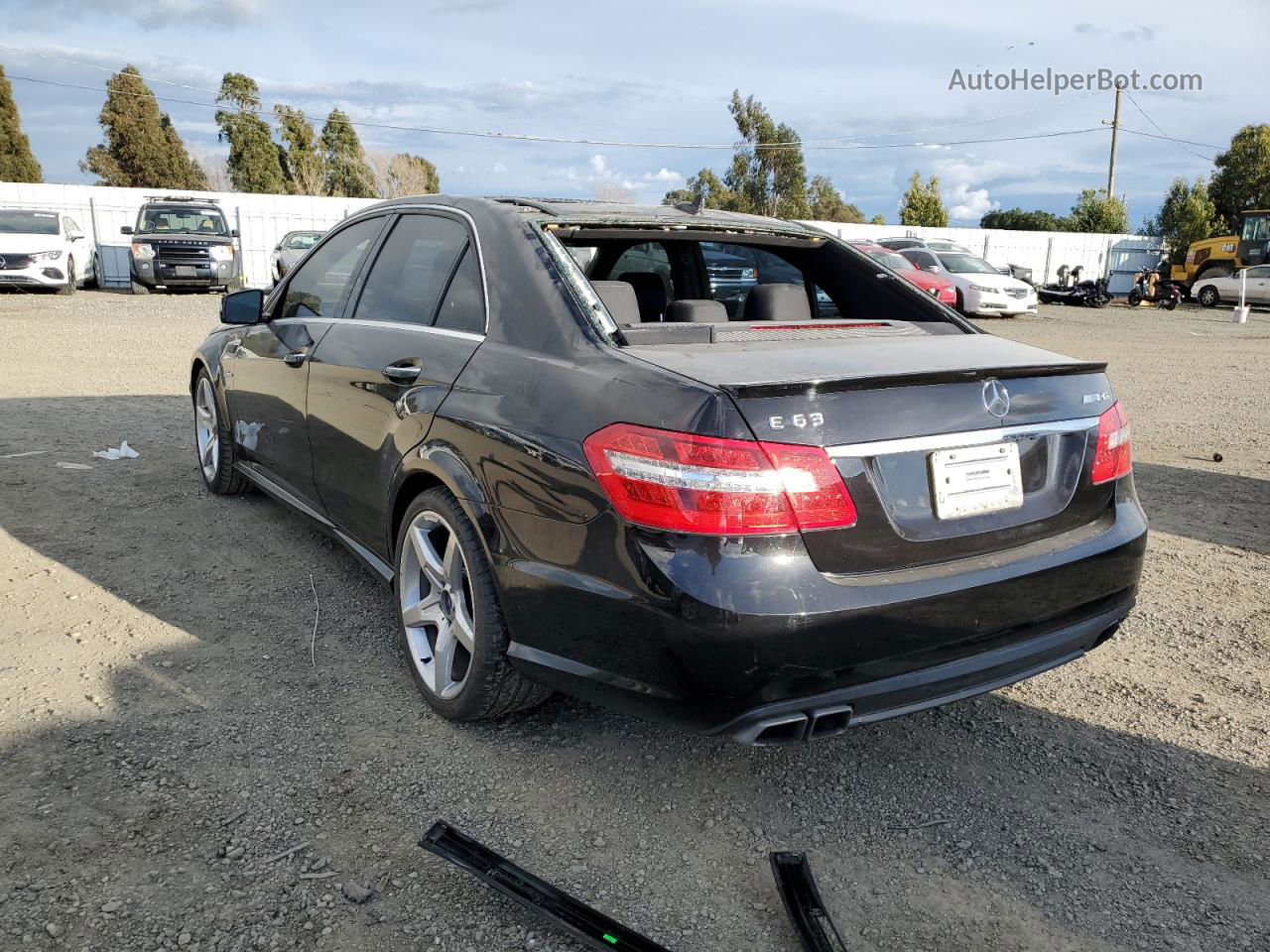 2010 Mercedes-benz E 63 Amg Black vin: WDDHF7HBXAA141918