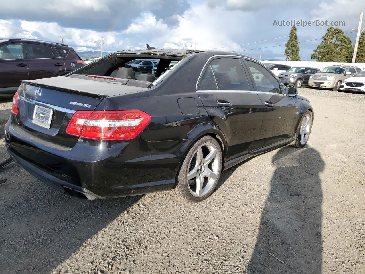 2010 Mercedes-benz E 63 Amg Черный vin: WDDHF7HBXAA141918