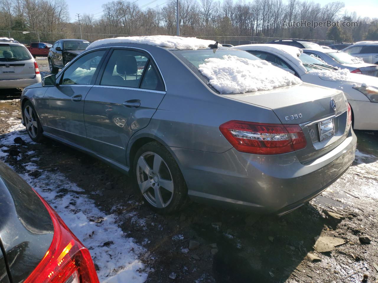 2010 Mercedes-benz E 350 4matic Серый vin: WDDHF8HB0AA052333