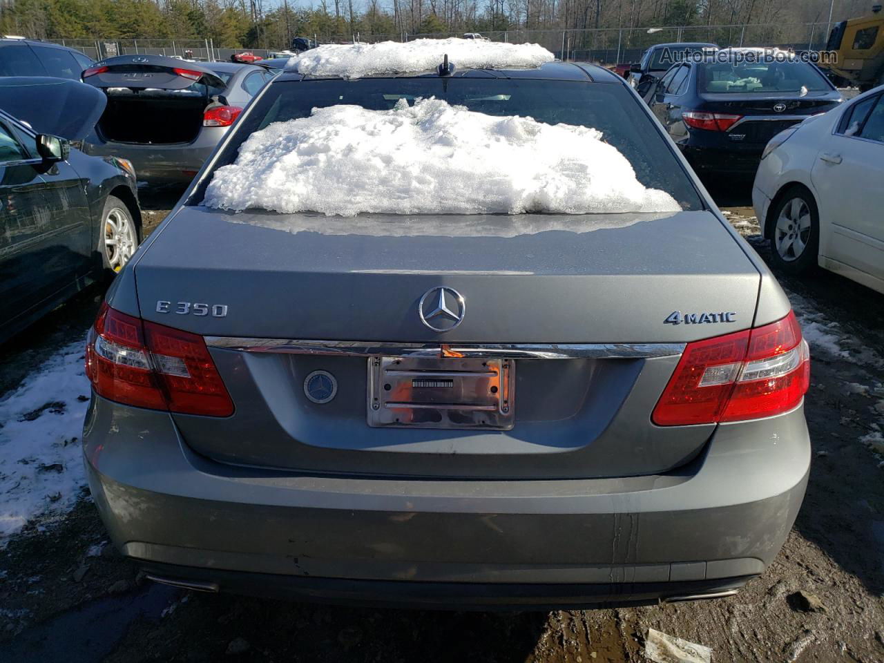 2010 Mercedes-benz E 350 4matic Gray vin: WDDHF8HB0AA052333