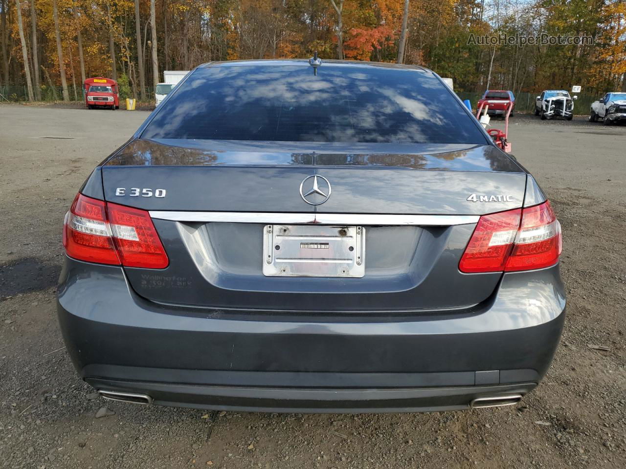 2010 Mercedes-benz E 350 4matic Gray vin: WDDHF8HB0AA061453