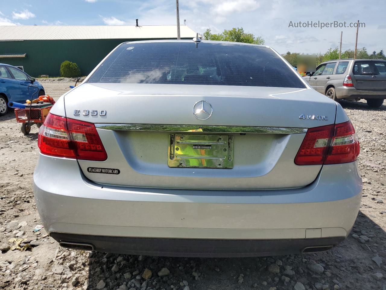 2010 Mercedes-benz E 350 4matic Silver vin: WDDHF8HB0AA092797