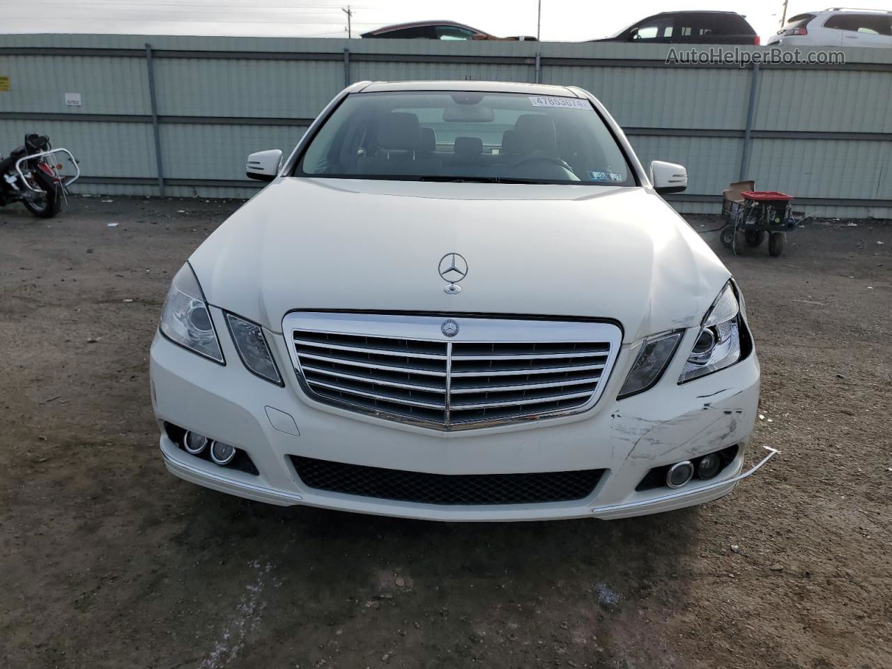 2010 Mercedes-benz E 350 4matic Белый vin: WDDHF8HB0AA124468