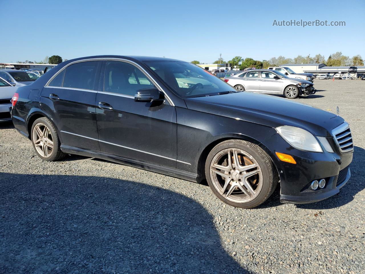 2010 Mercedes-benz E 350 4matic Black vin: WDDHF8HB0AA140802