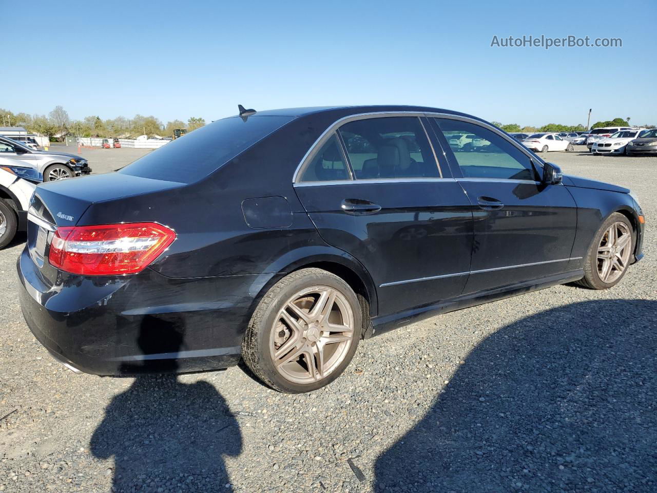 2010 Mercedes-benz E 350 4matic Black vin: WDDHF8HB0AA140802