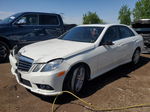 2010 Mercedes-benz E 350 4matic White vin: WDDHF8HB0AA141660