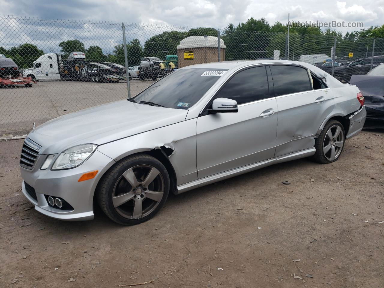 2010 Mercedes-benz E 350 4matic Серебряный vin: WDDHF8HB0AA224781