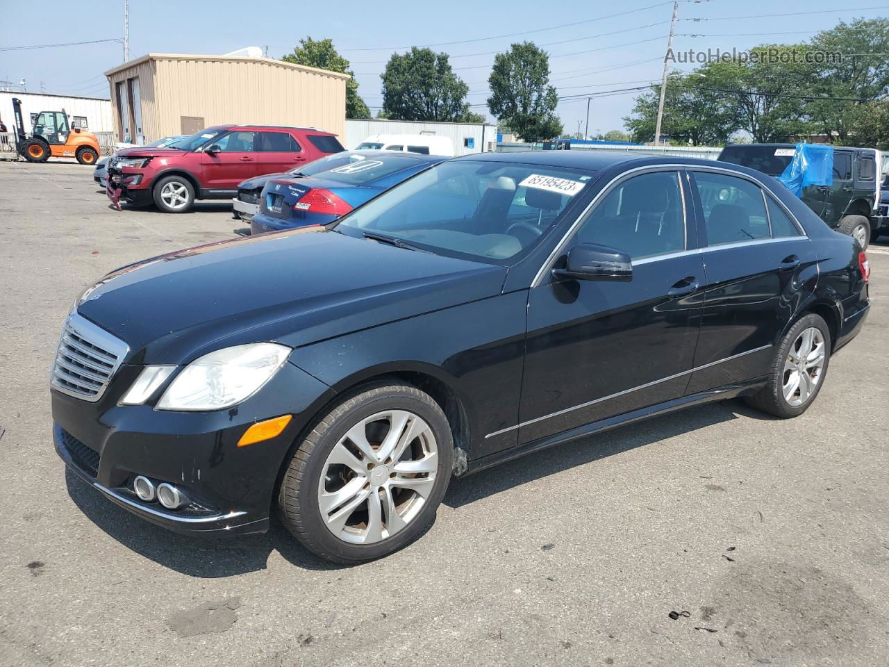 2010 Mercedes-benz E 350 4matic Black vin: WDDHF8HB1AA092713