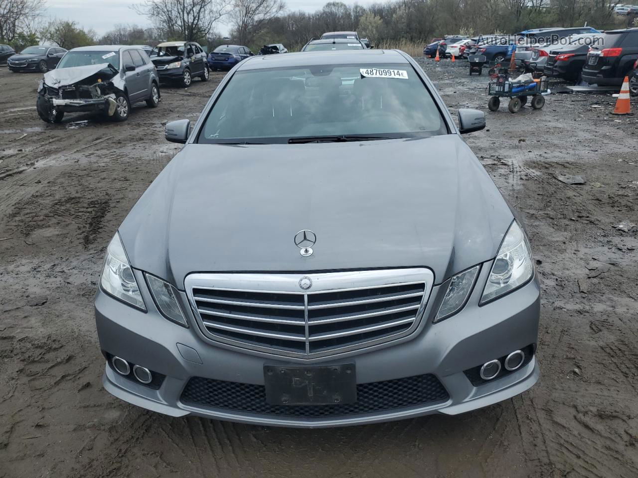 2010 Mercedes-benz E 350 4matic Gray vin: WDDHF8HB1AA118789