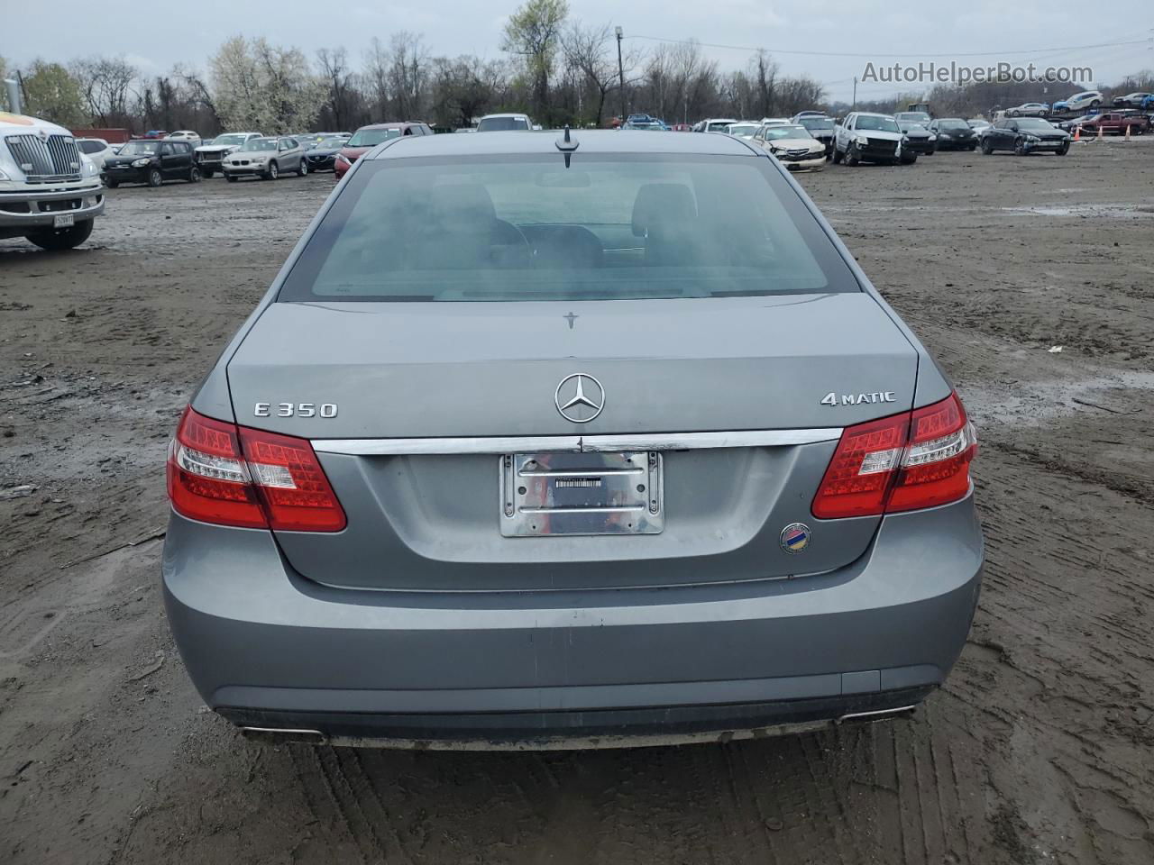 2010 Mercedes-benz E 350 4matic Gray vin: WDDHF8HB1AA118789