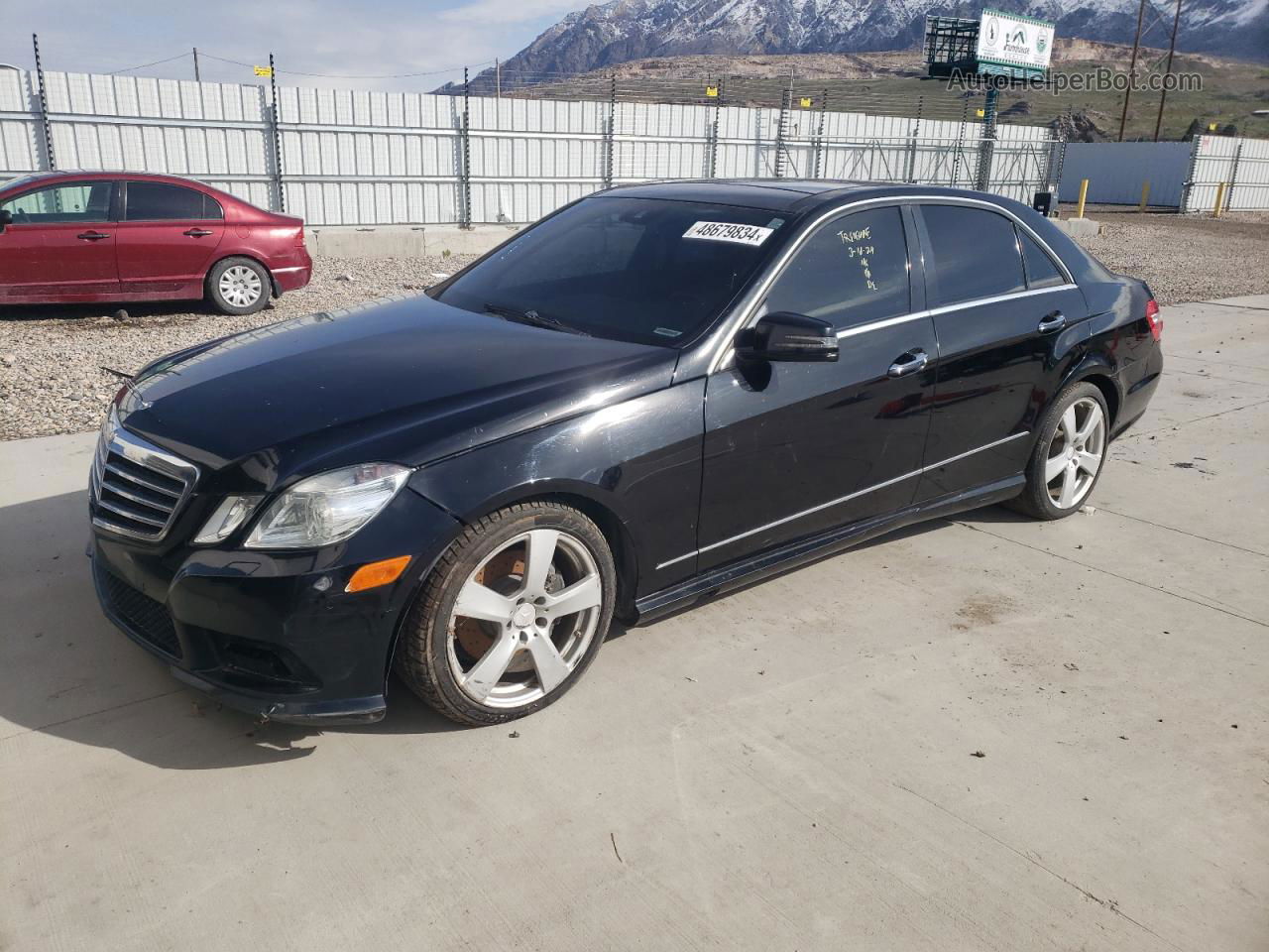 2010 Mercedes-benz E 350 4matic Black vin: WDDHF8HB1AA257112