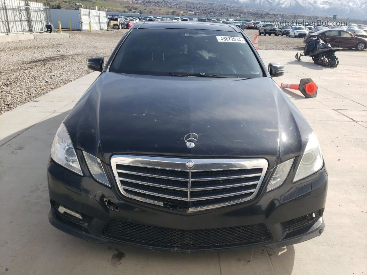 2010 Mercedes-benz E 350 4matic Black vin: WDDHF8HB1AA257112