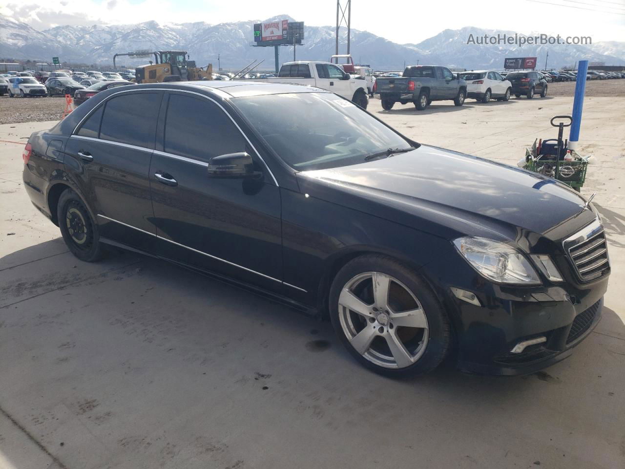 2010 Mercedes-benz E 350 4matic Черный vin: WDDHF8HB1AA257112