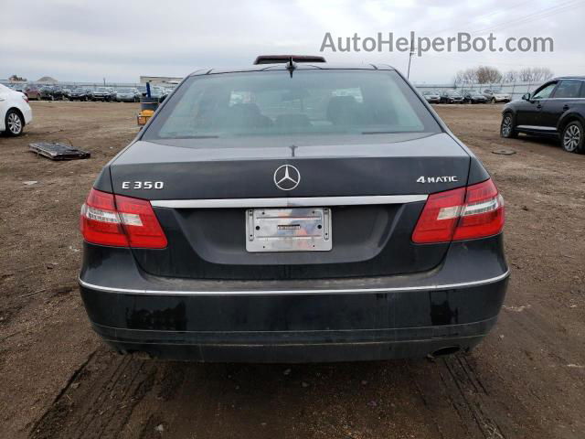 2010 Mercedes-benz E 350 4matic Black vin: WDDHF8HB2AA112614