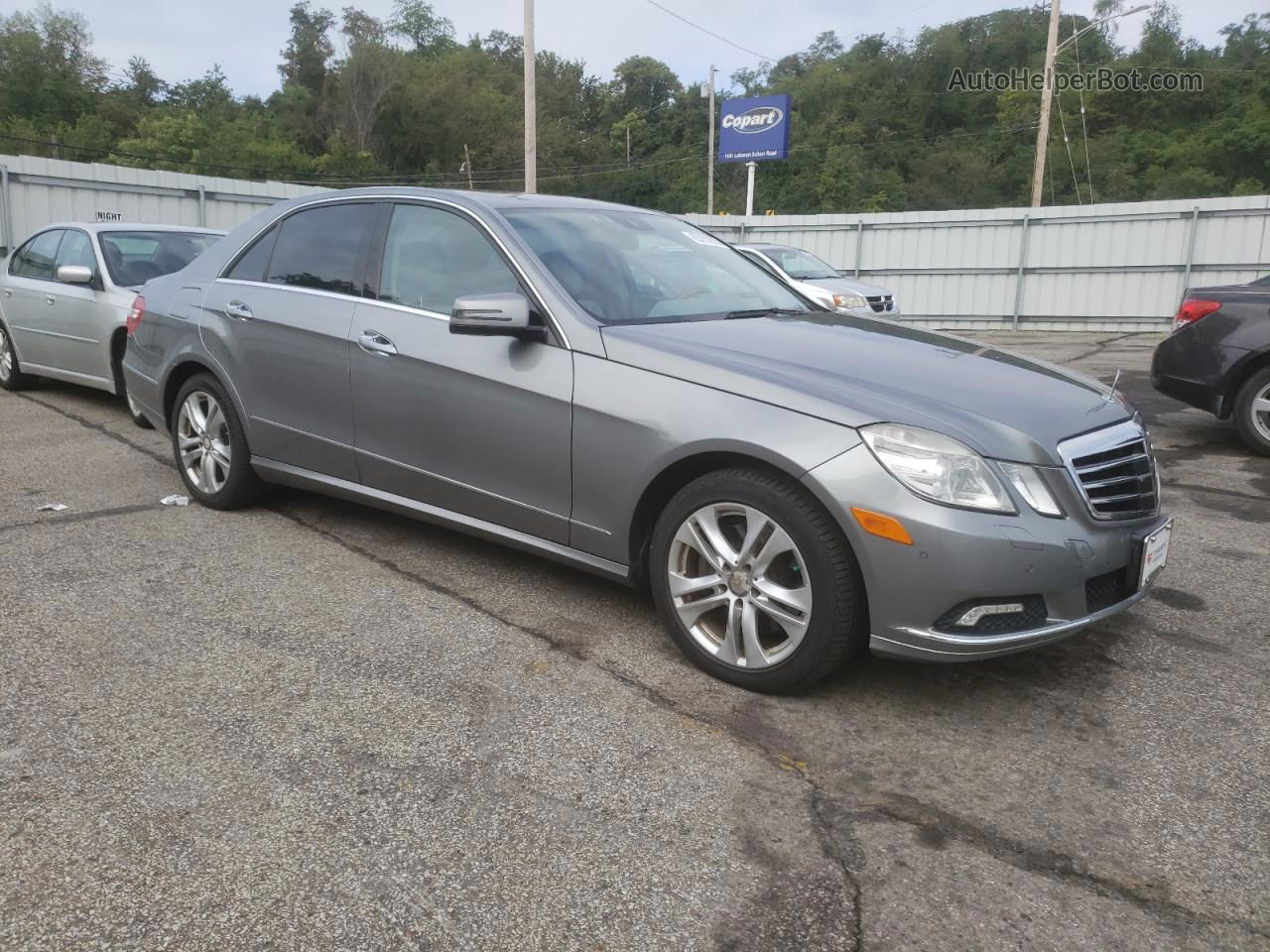 2010 Mercedes-benz E 350 4matic Серый vin: WDDHF8HB2AA113651