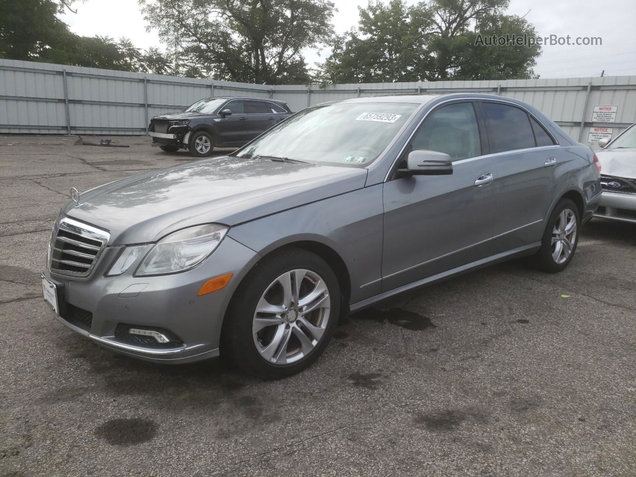 2010 Mercedes-benz E 350 4matic Gray vin: WDDHF8HB2AA113651