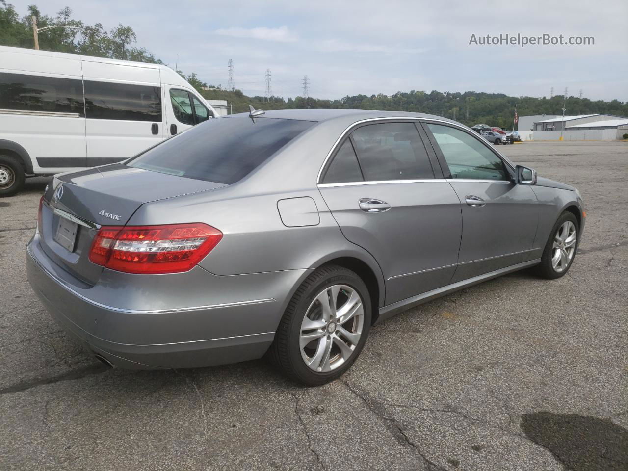 2010 Mercedes-benz E 350 4matic Серый vin: WDDHF8HB2AA113651