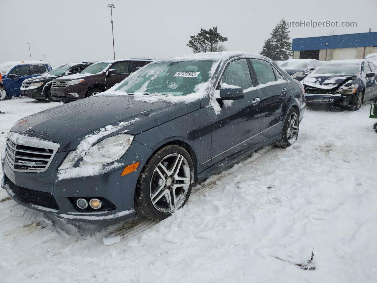 2010 Mercedes-benz E 350 4matic Black vin: WDDHF8HB2AA118106