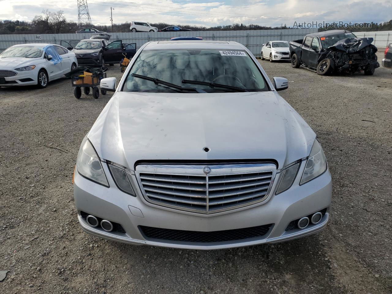 2010 Mercedes-benz E 350 4matic Серебряный vin: WDDHF8HB2AA161229