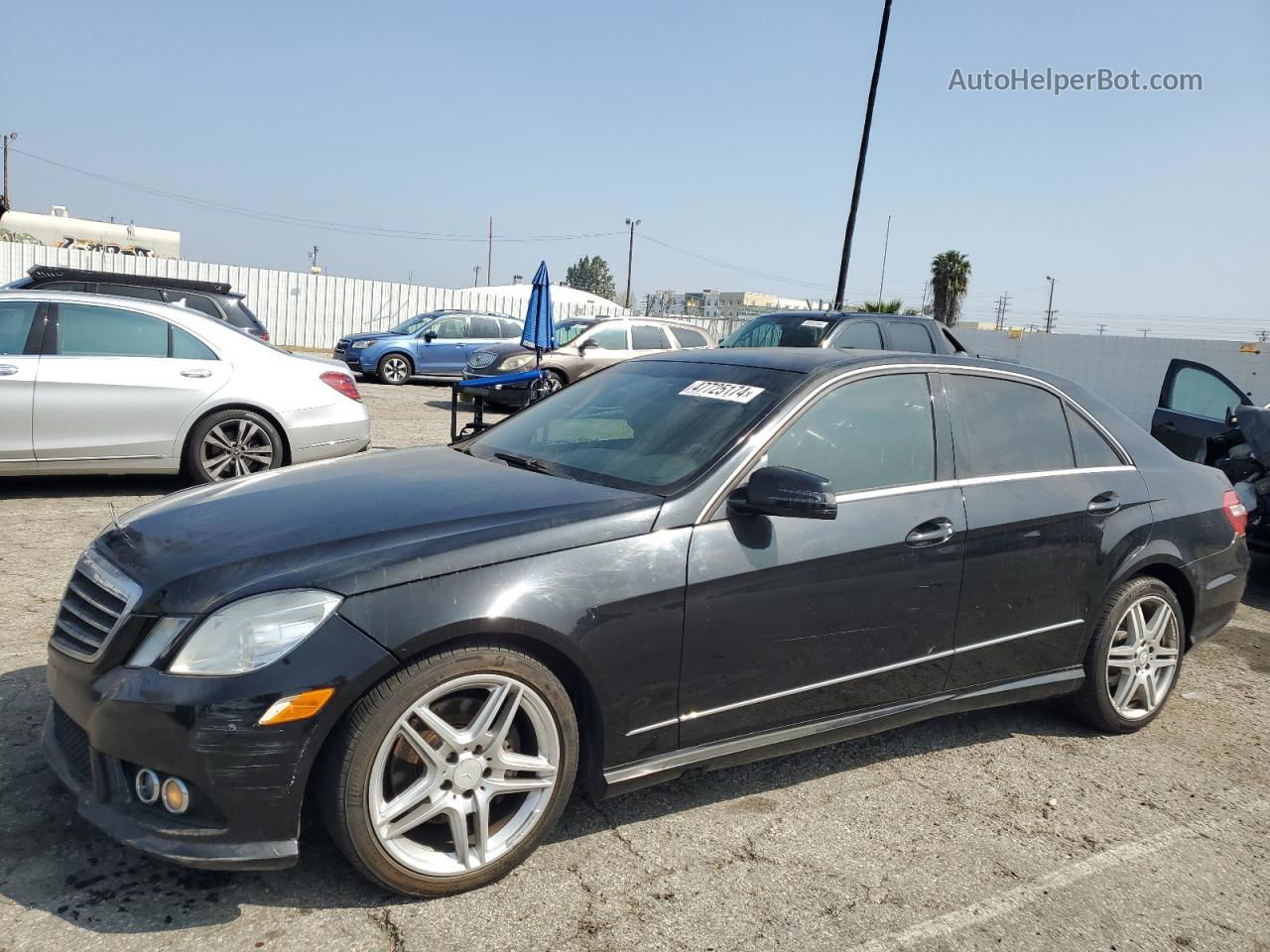 2010 Mercedes-benz E 350 4matic Черный vin: WDDHF8HB2AA231778