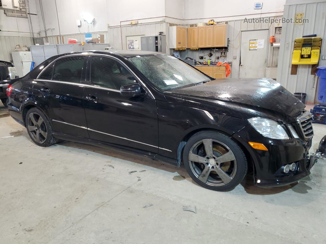 2010 Mercedes-benz E 350 4matic Black vin: WDDHF8HB3AA144598