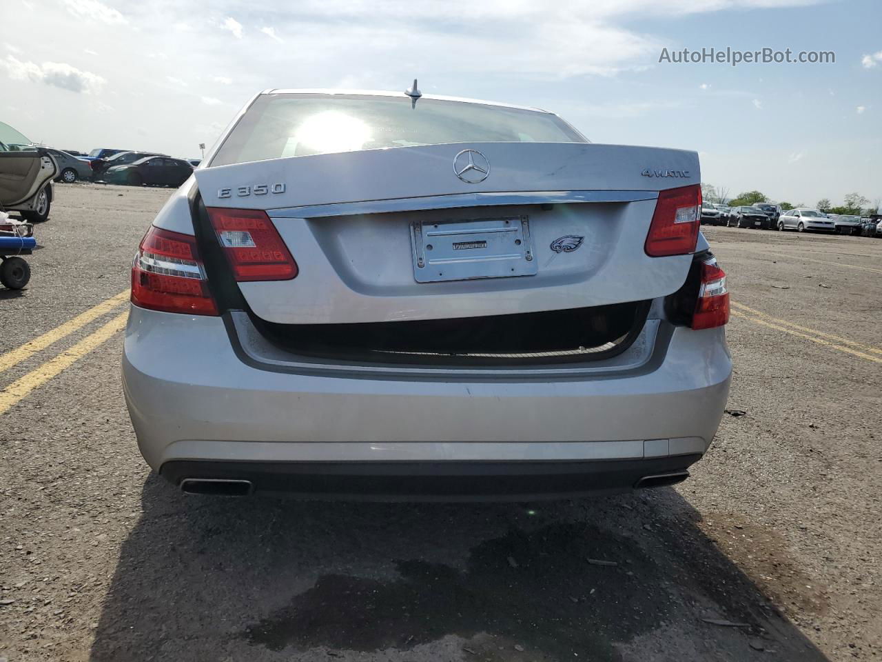 2010 Mercedes-benz E 350 4matic Silver vin: WDDHF8HB3AA172160