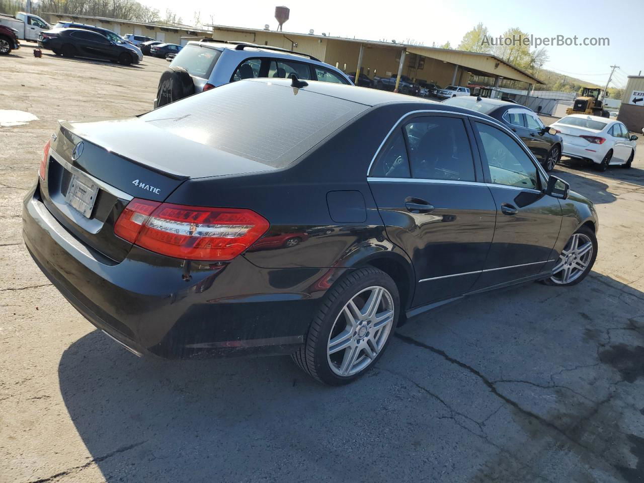 2010 Mercedes-benz E 350 4matic Black vin: WDDHF8HB3AA248489