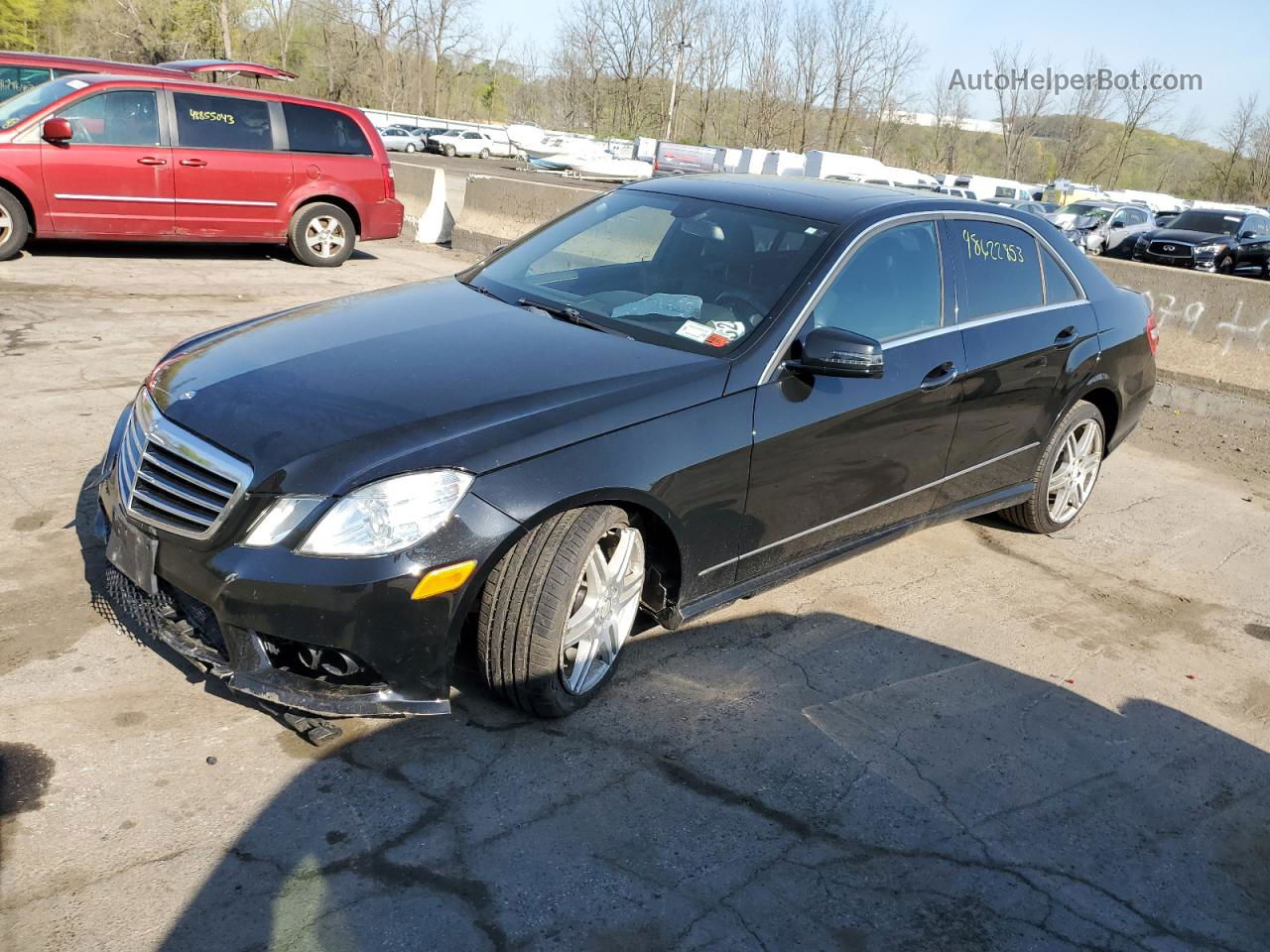 2010 Mercedes-benz E 350 4matic Black vin: WDDHF8HB3AA248489