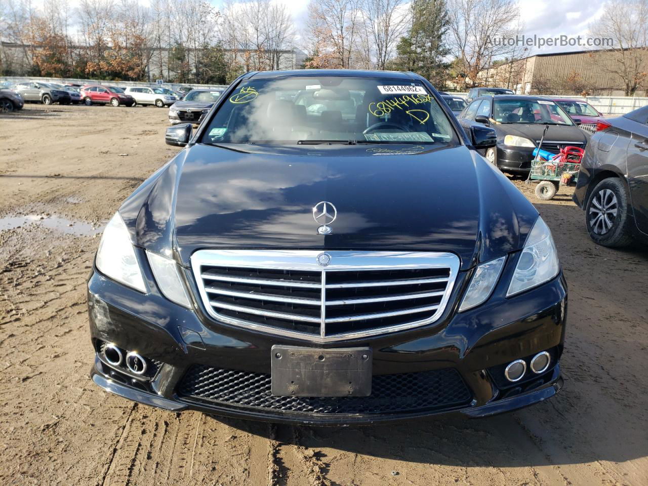 2010 Mercedes-benz E 350 4matic Черный vin: WDDHF8HB3AA252123