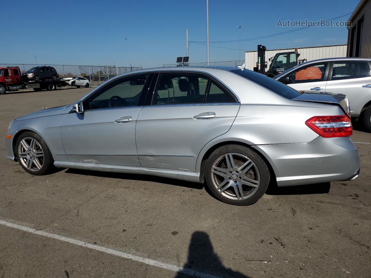 2010 Mercedes-benz E 350 4matic Silver vin: WDDHF8HB4AA064355