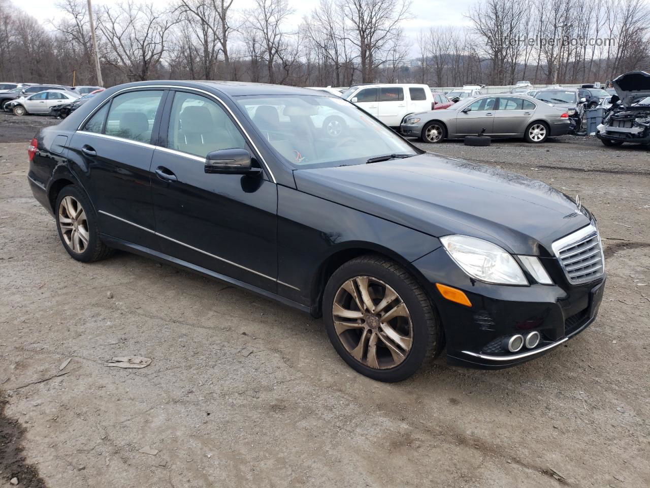 2010 Mercedes-benz E 350 4matic Black vin: WDDHF8HB4AA072827