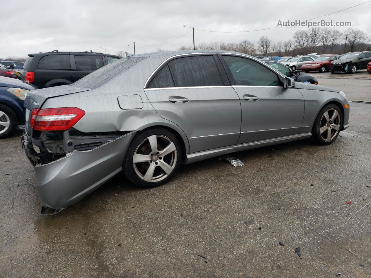 2010 Mercedes-benz E 350 4matic Серый vin: WDDHF8HB4AA075565