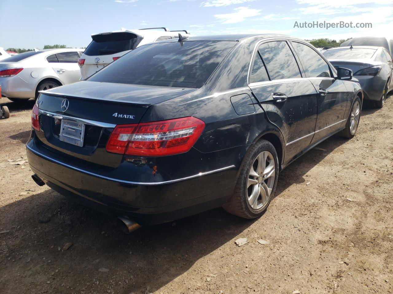 2010 Mercedes-benz E 350 4matic Black vin: WDDHF8HB4AA097727