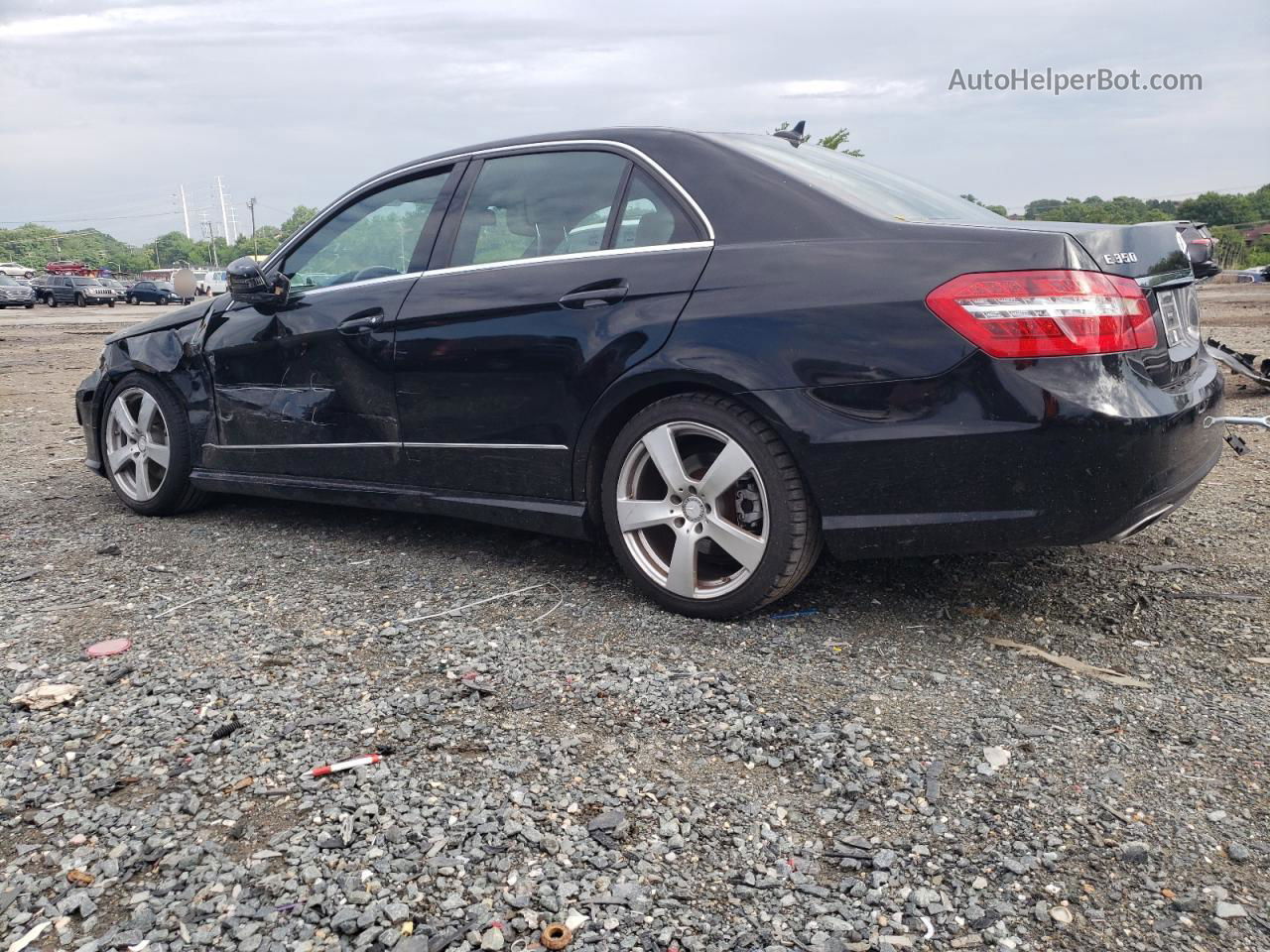 2010 Mercedes-benz E 350 4matic Black vin: WDDHF8HB4AA098697