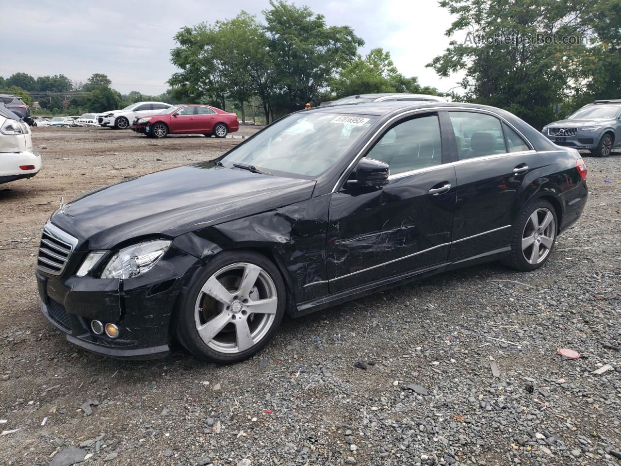 2010 Mercedes-benz E 350 4matic Black vin: WDDHF8HB4AA098697