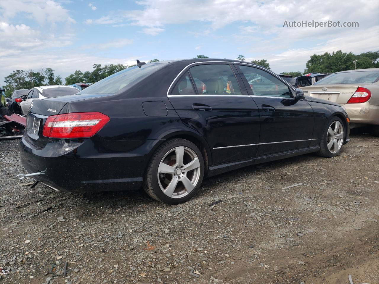 2010 Mercedes-benz E 350 4matic Black vin: WDDHF8HB4AA098697