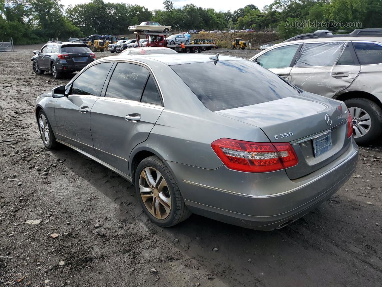 2010 Mercedes-benz E 350 4matic Серый vin: WDDHF8HB4AA145937