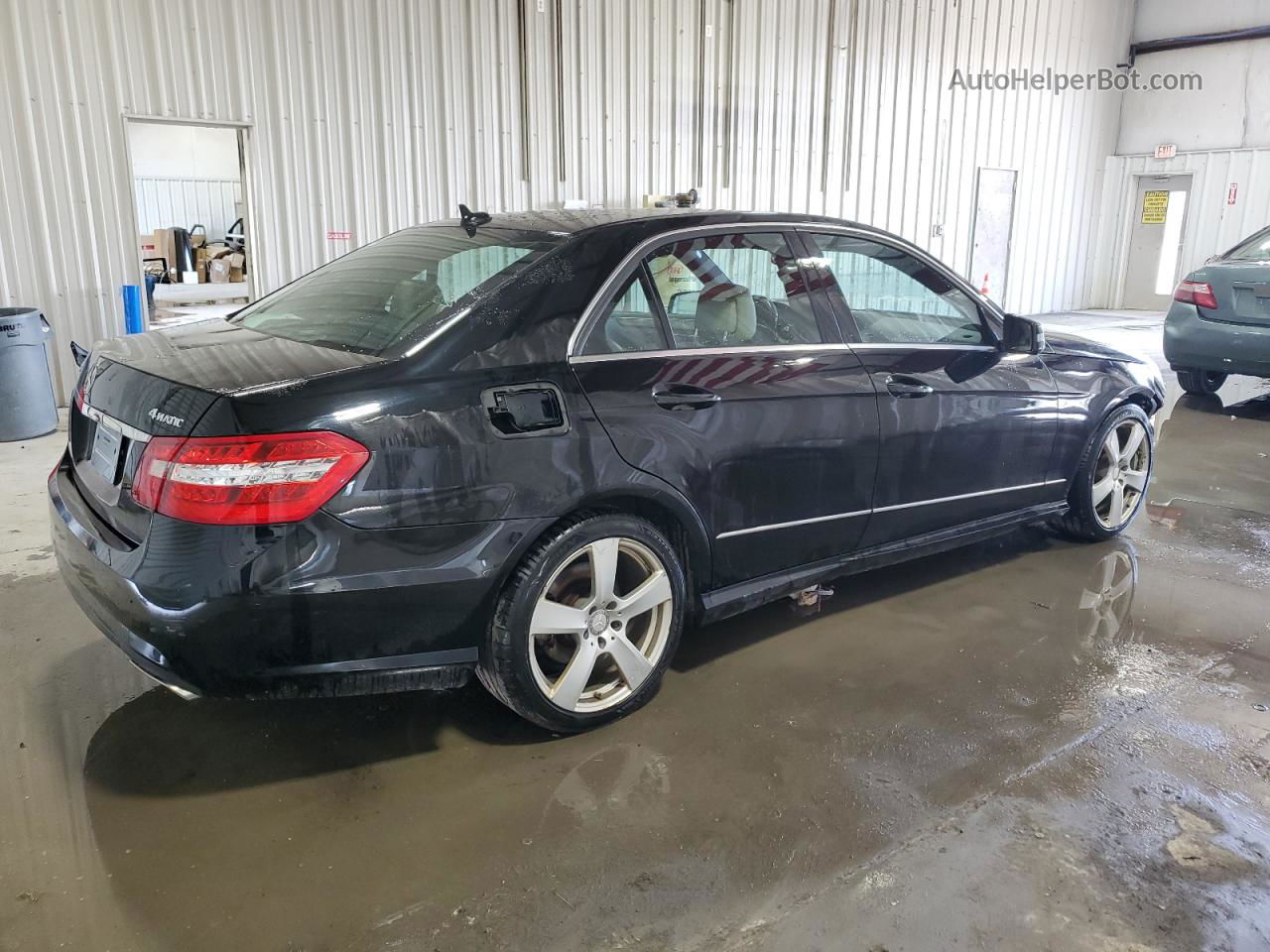 2010 Mercedes-benz E 350 4matic Черный vin: WDDHF8HB4AA177237