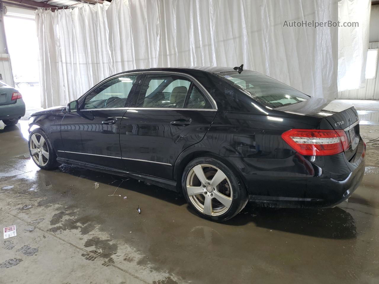 2010 Mercedes-benz E 350 4matic Black vin: WDDHF8HB4AA177237