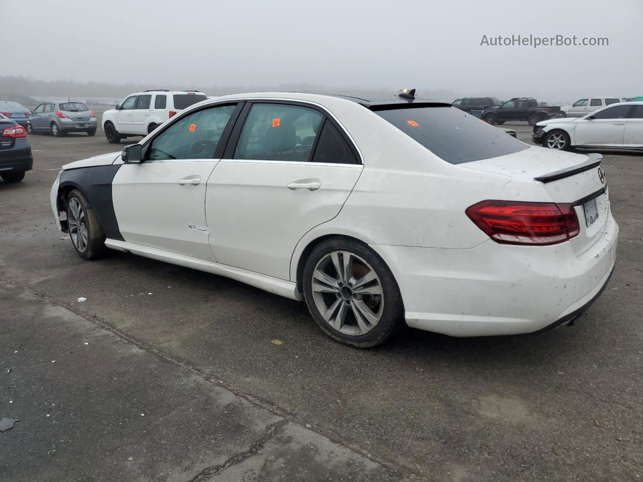 2010 Mercedes-benz E 350 4matic White vin: WDDHF8HB4AA227960